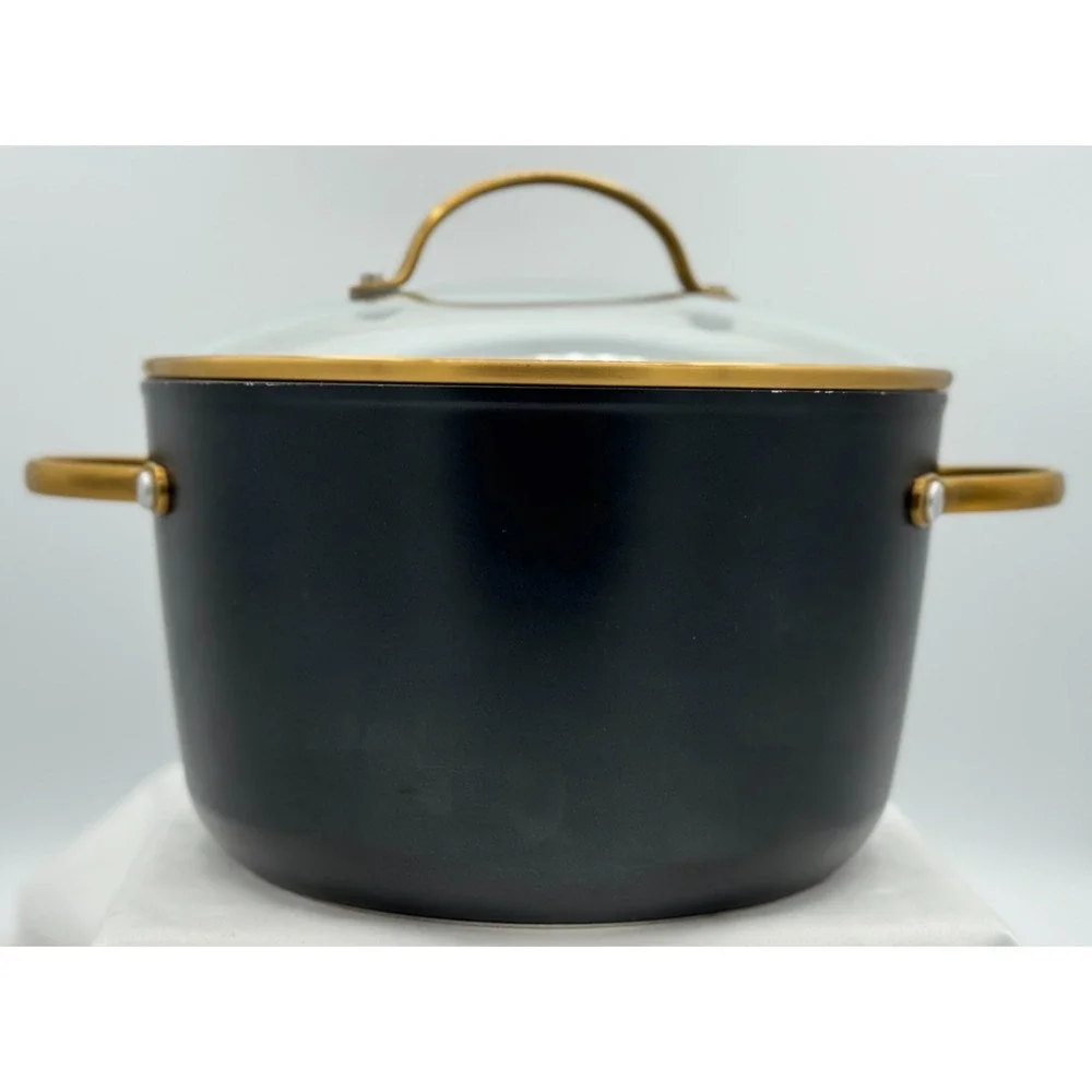 Farberware Forged Induction 6 quart Ceramic Nonstick Stockpot - Glass Lid